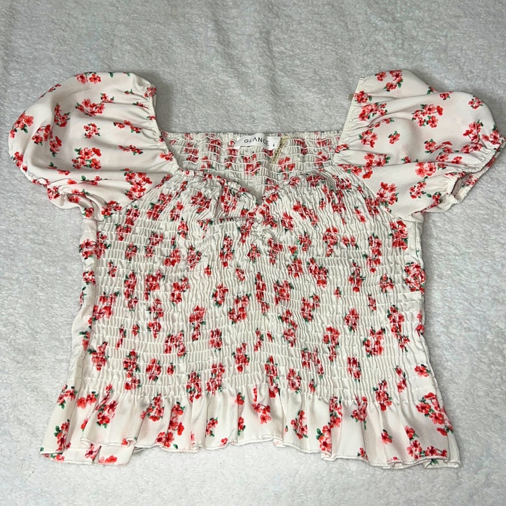 Off the shoulder crop top